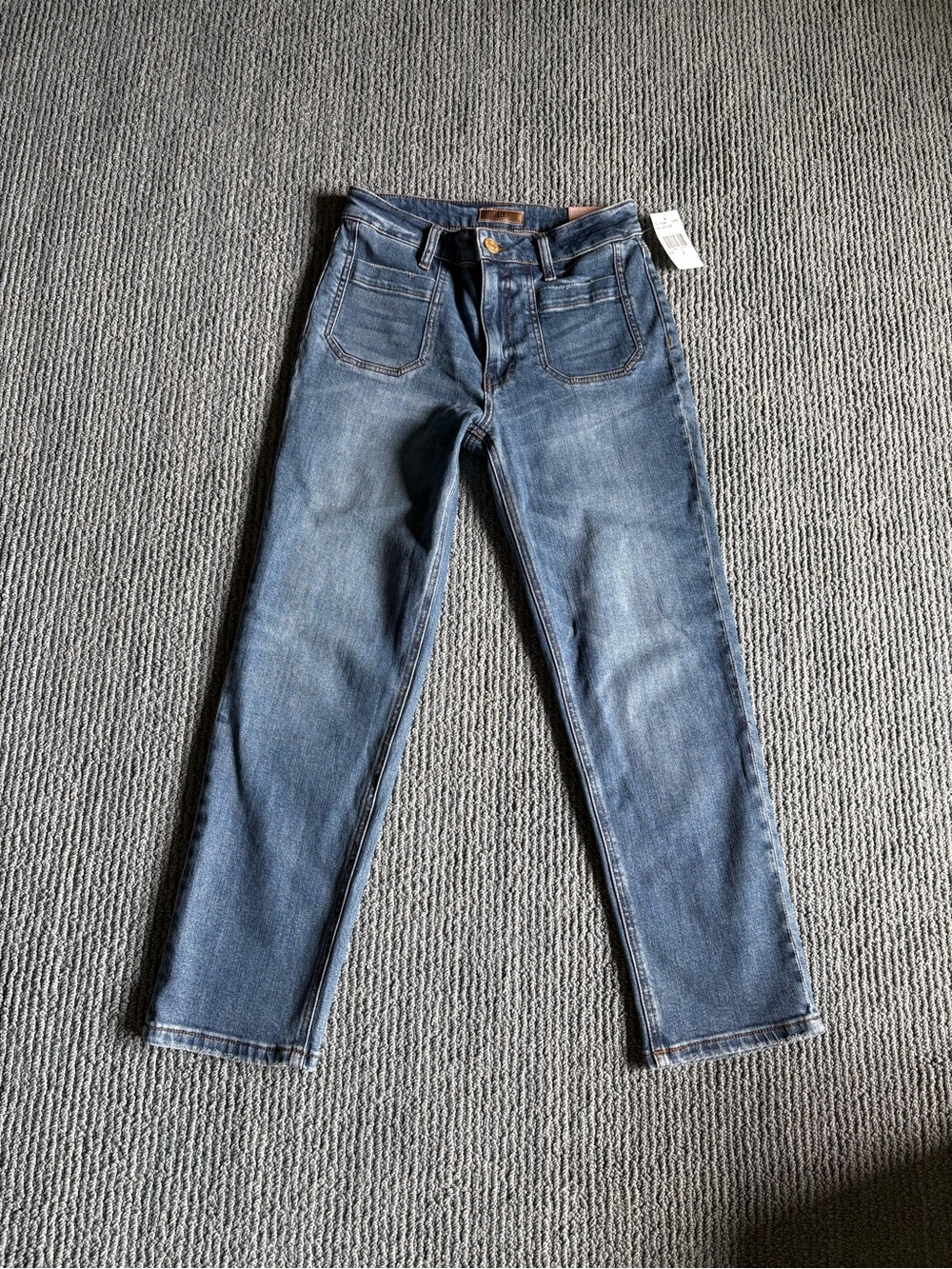 NWT KUT From The Kloth Elizabeth High Rise Patch Pocket jeans 2